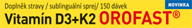 Vitamín D3+K2 OROFAST